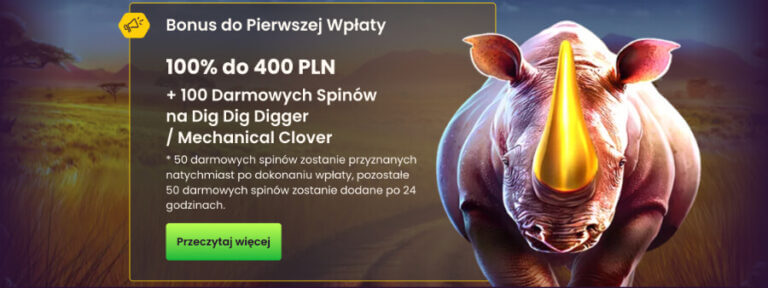 Bizzo bonus do pierwszej wpłaty